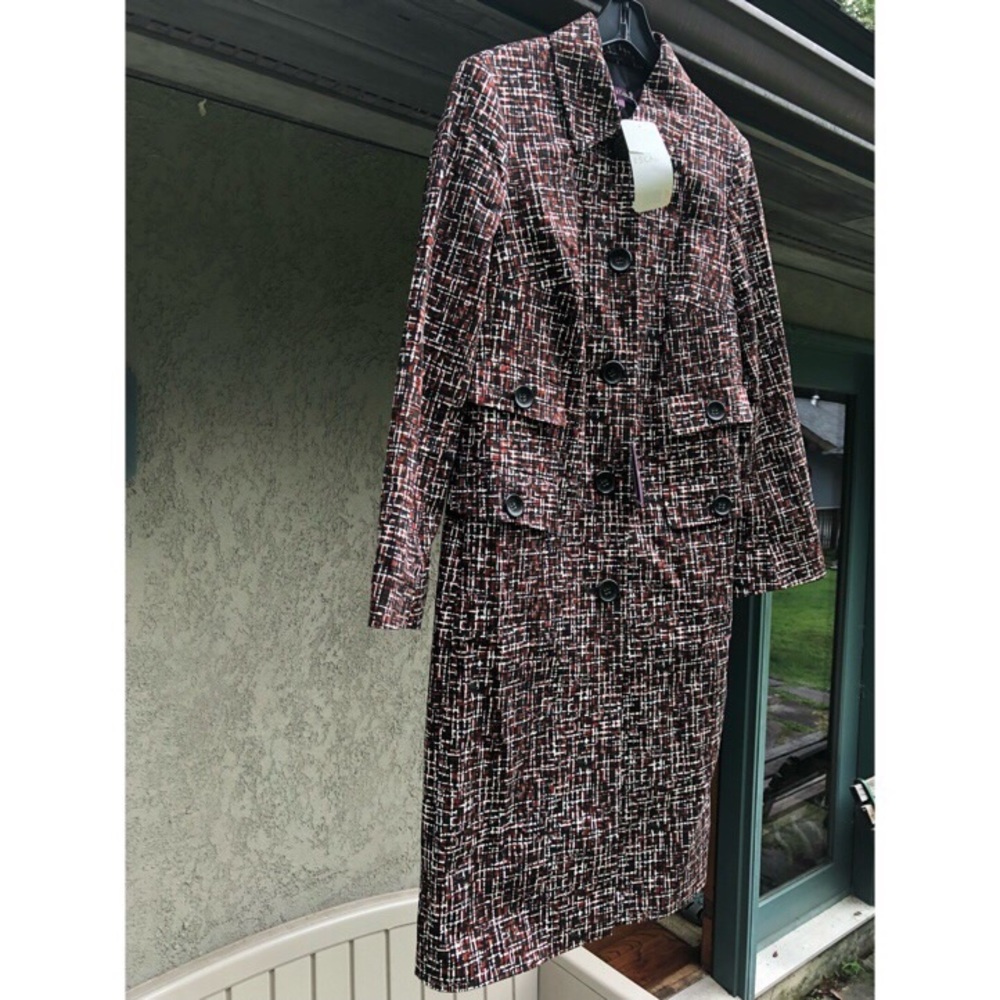 ESCADA New with Tags Trench Size 42